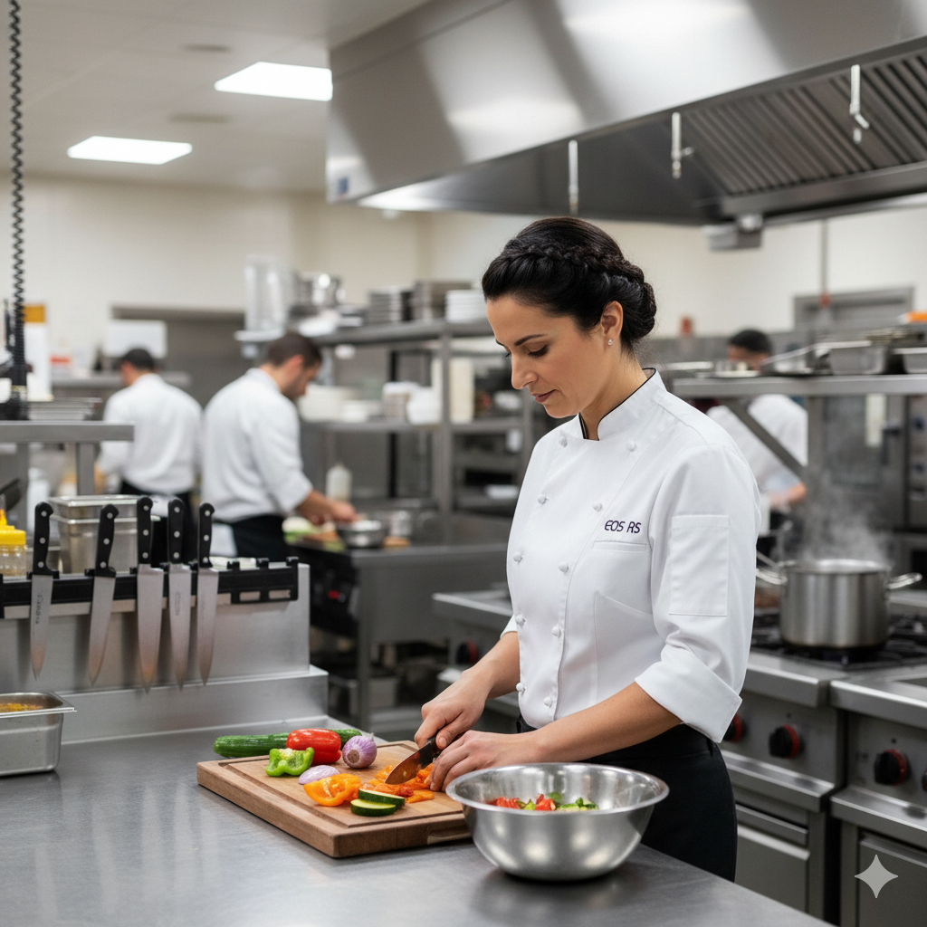 Our culinary school kitchen